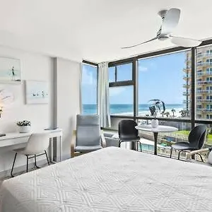 Newly Remodeled Beachfront With Pool Apartment
